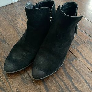 Frye ankle boots.